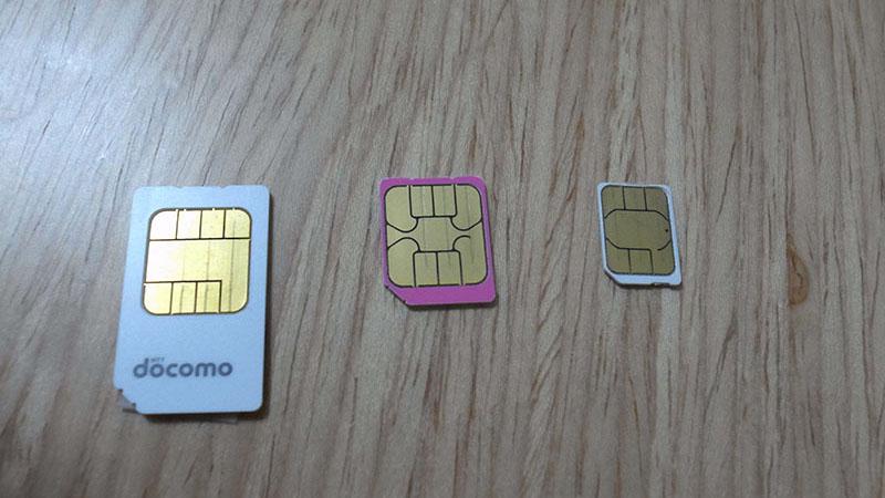 SIM card size