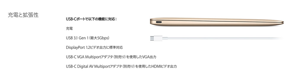 MacBook USB 3.1 Gen 1