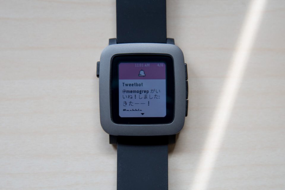 Pebble Time 日本語化 方法 Android iOS