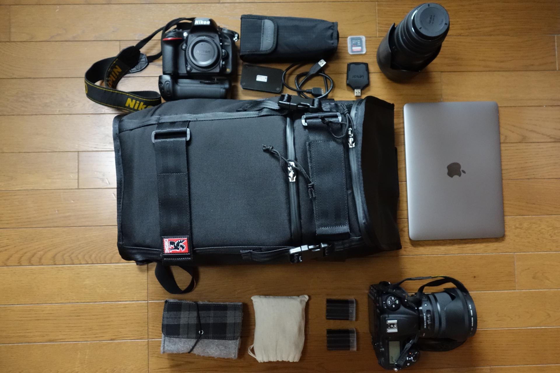CHROMEのカメラバッグ「NIKO PACK」をレビュー 普段の荷物＋一眼レフ2 