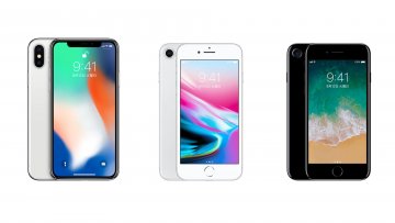 iPhoneX / iPhone 8 (Plus) / iPhone 7 (Plus) のスペックを比較してみた