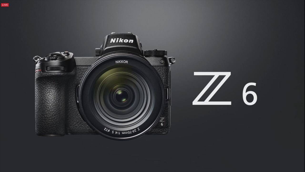 Nikon Z6発表！画素数と価格を抑えたフルサイズミラーレス、価格は27万円で11月下旬発売