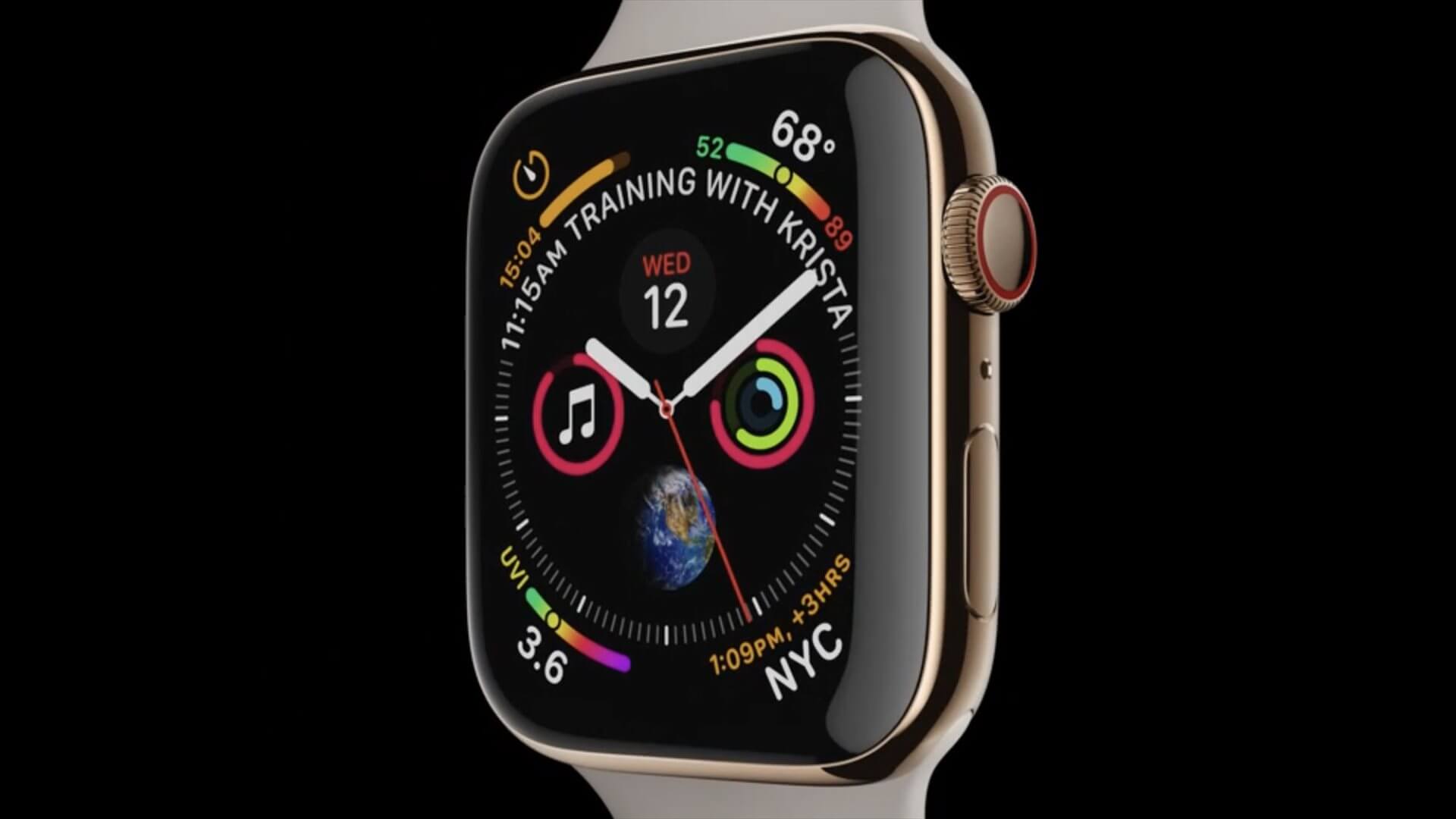 Apple、Apple Watch Series 4を発表。35%大型化されたディスプレイで価格は399ドルから、9月21日（金）発売