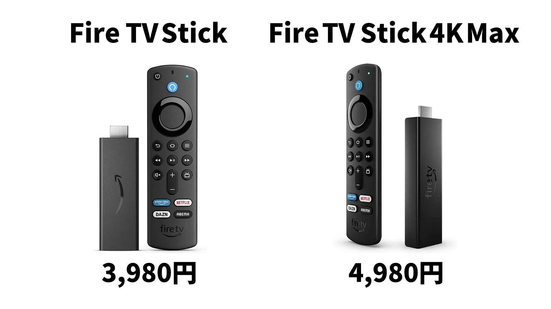 Amazon新生活セールでFire TV Stickが3,980円、4K Maxは4,980円