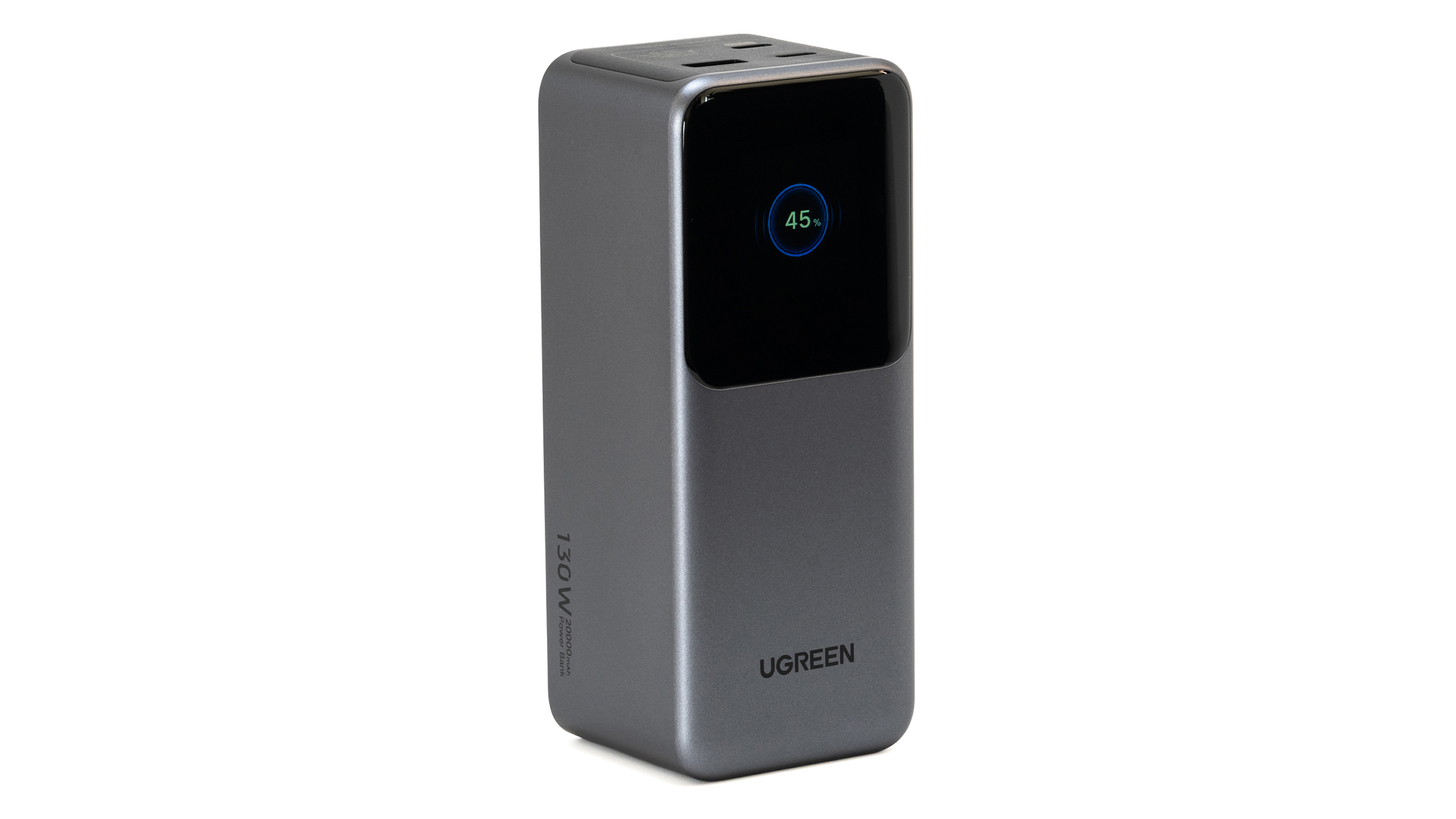 UGREEN Nexode モバイルバッテリー 20000mAh 130W レビュー：ディスプレイ表示が便利な大容量・高出力モデル