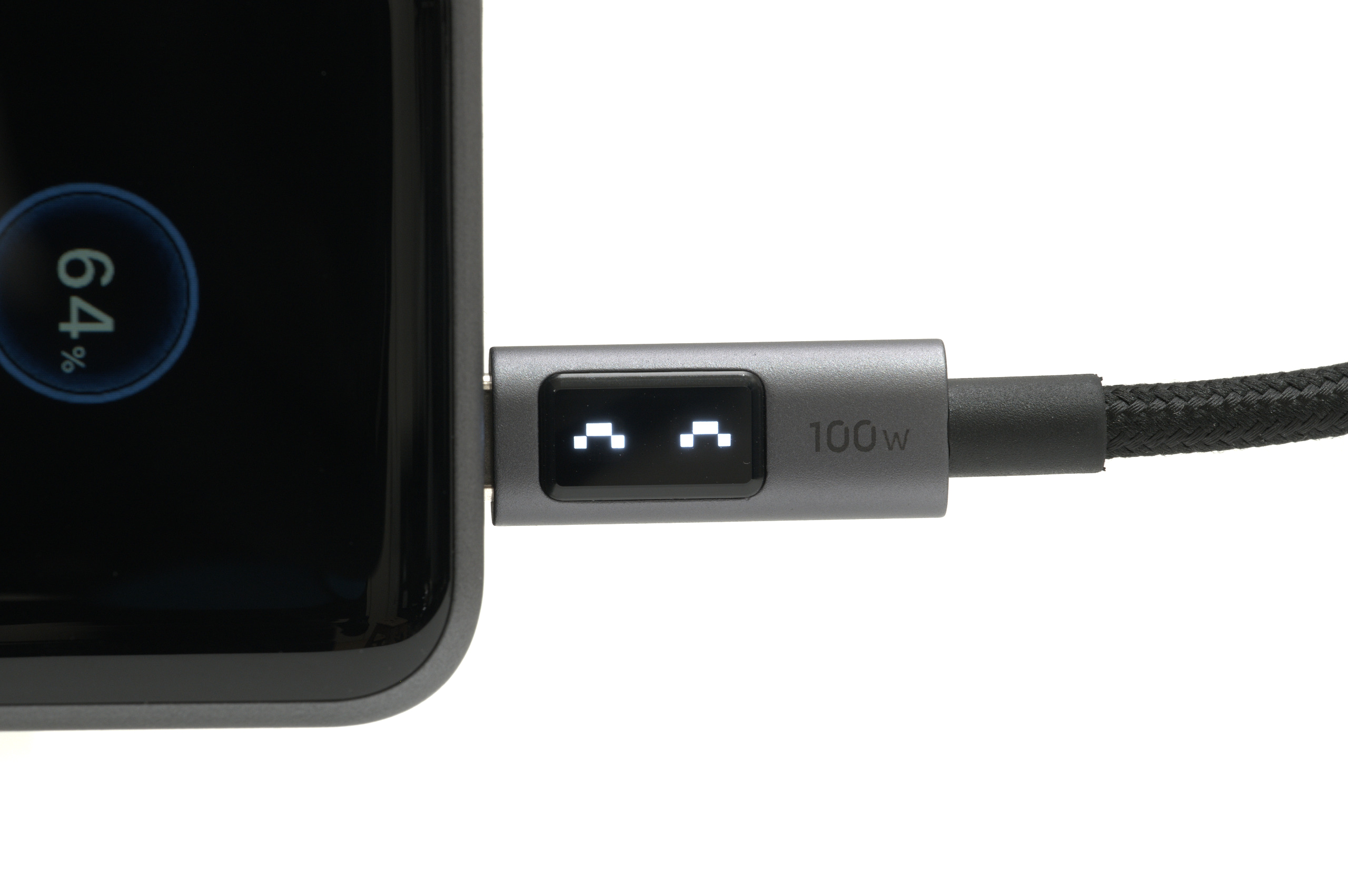 UGREEN Uno 100W USB-Cケーブル LCDスクリーン